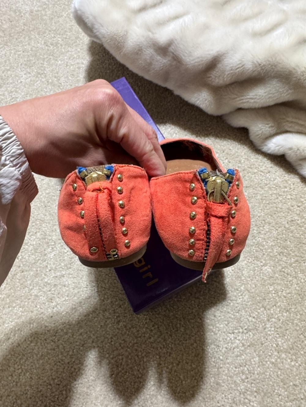 Madden Girl Coral Suede Tassel Ballet Flats - Picture 4 of 5